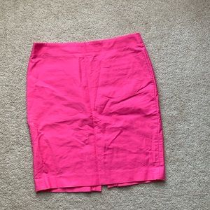 Pink jcrew no 2 pencil skirt